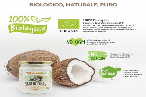 Olio di cocco vergine