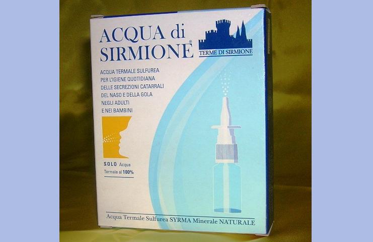 Acqua di Sirmione per lavaggi nasali Acqua di Sirmione benefici