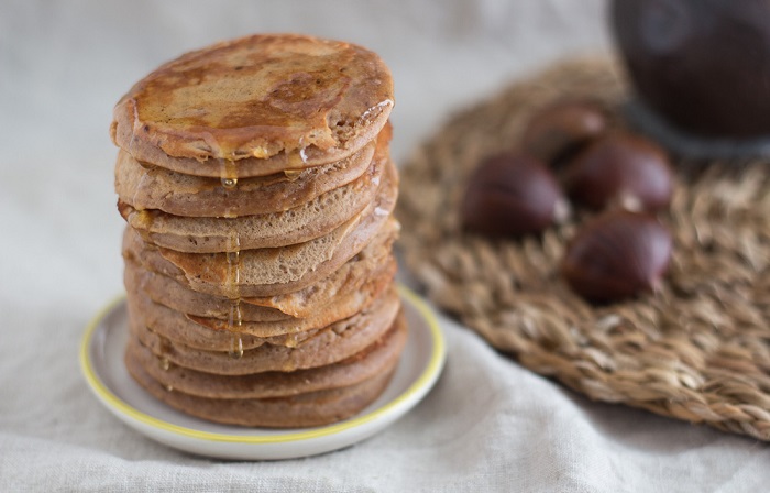 Pancake paleo di castagne