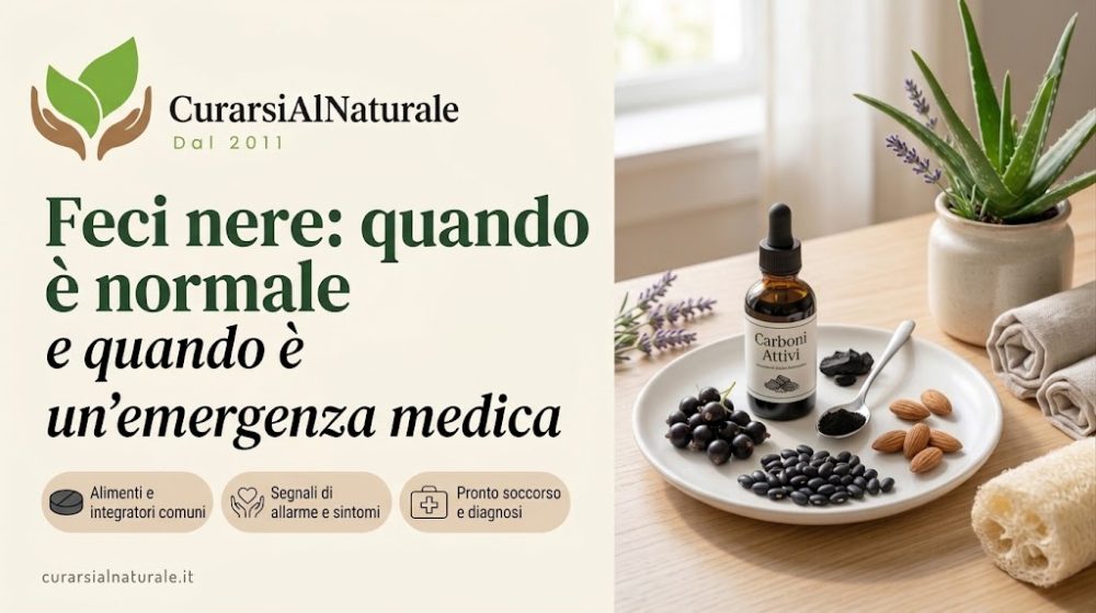 feci nere cosa fare