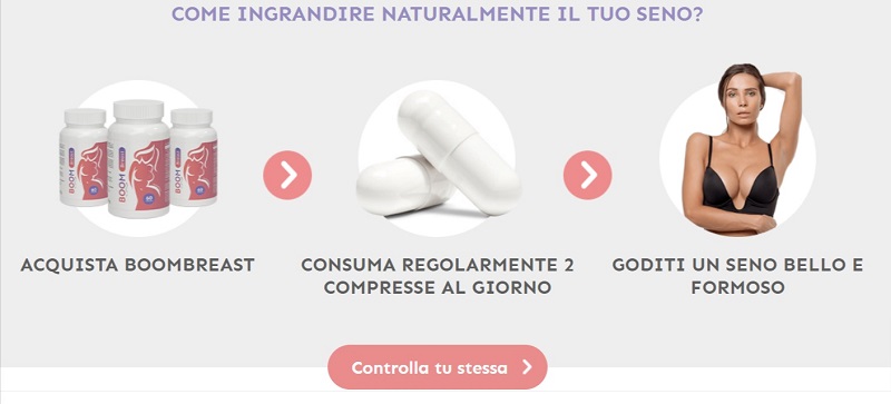 BoomBreast per ingrandire il seno