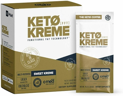 Keto Kreme Pruvit per Bullet Proof Coffee