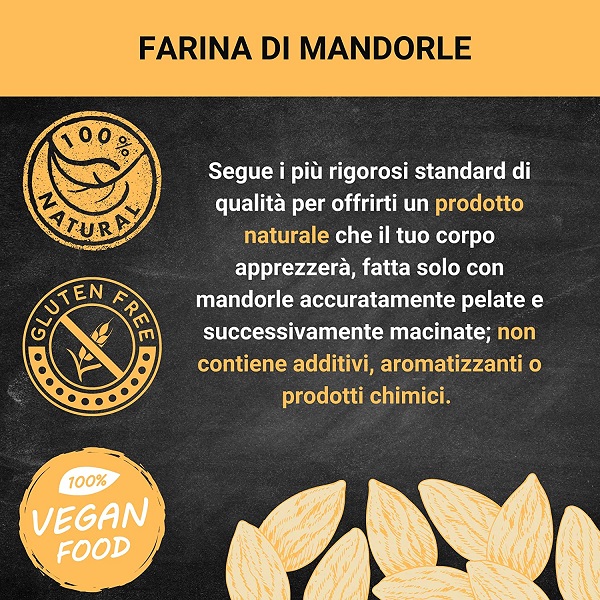 Farina di mandorle quanto costa Farina di mandorle prezzo