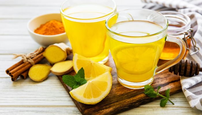 curcuma e limone al mattino