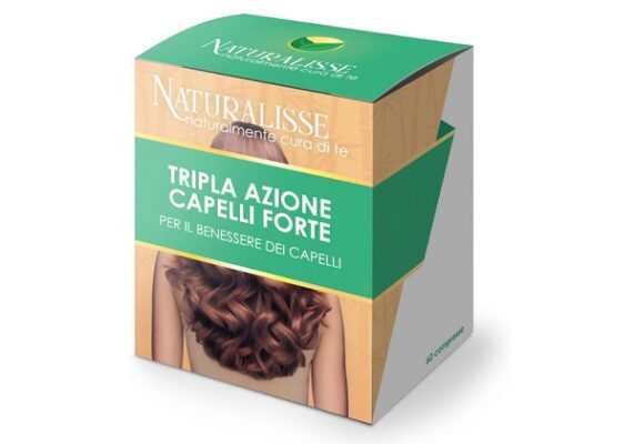 Naturalisse Integratore Tripla Azione Capelli Forti