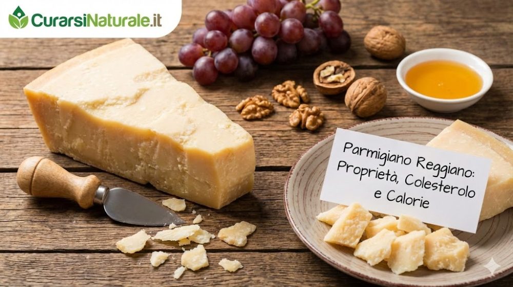 Parmigiano reggiano proprietà, colesterolo e calorie
