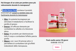 dieta settimanale in menopausa per dimagrire
