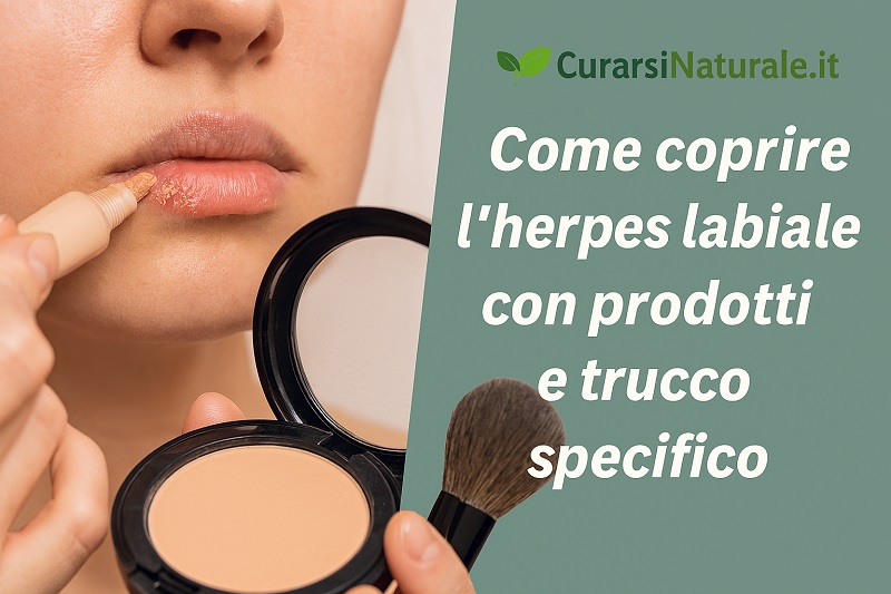 Come coprire l'herpes labiale