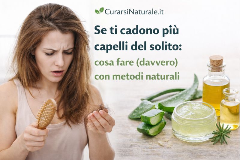 capelli cadono troppo cosa fare