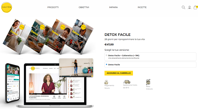 detox facile percorso 28 giorni Francesca Cillo